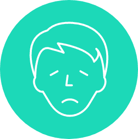 Icon reduced quality of life